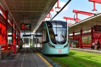 Reisen mit Peter_China_Guangzhou_Strassenbahn_Stra&szlig;enbahn_Tram_Stra&szlig;enbahnreisen_Stra&szlig;enbahnreise_01