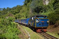 Indien Dampflok Meterspur Eisenbahn Zug Tenderlok SLM Winterthur Schweiz Zahnrad Reisen mit Peter Eisenbahnreisen Nilgiri